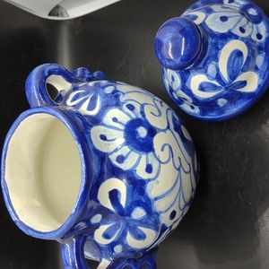 Handmade Clay Jar with Lid